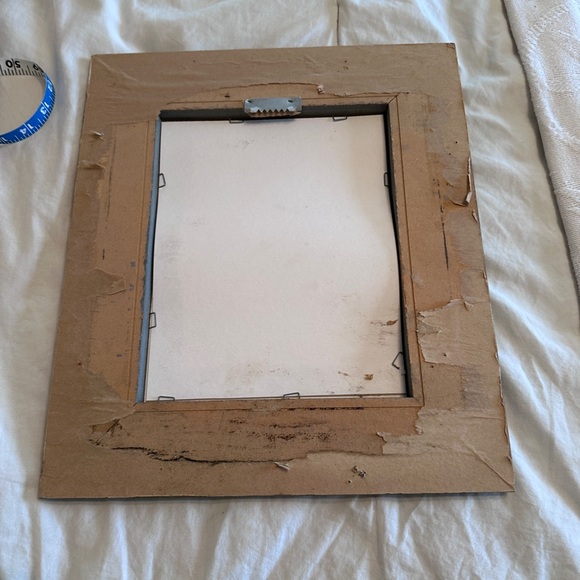 Beautiful framed picture of little girl with dog - Picture 2 of 5